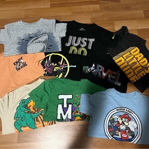 Colorful Kids' Short Sleeve T-Shirt Collection